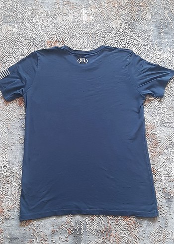 m Beden mavi Renk Under Armour Lacivert Baskılı Erkek Tişört