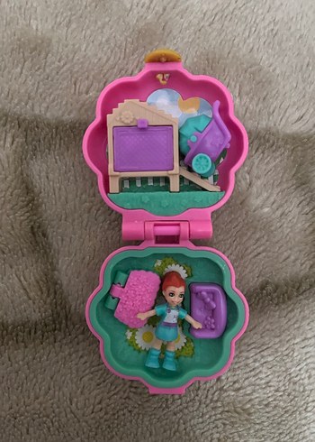 Pembe Pastel Renkli Küçük Oyuncak Bebek Seti - Görsel 3