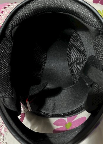 Mor Baskılı Çocuk Motor Kaskı - Görsel 11