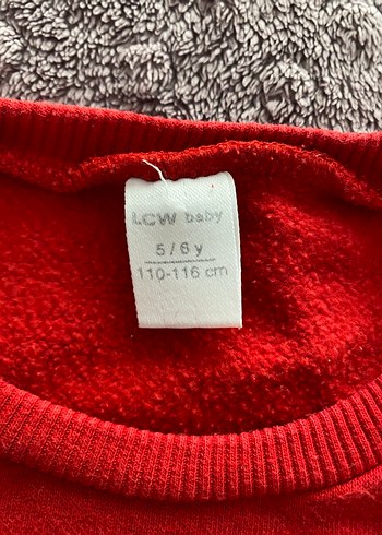 LC Waikiki Kırmızı sweatshirt çocuk