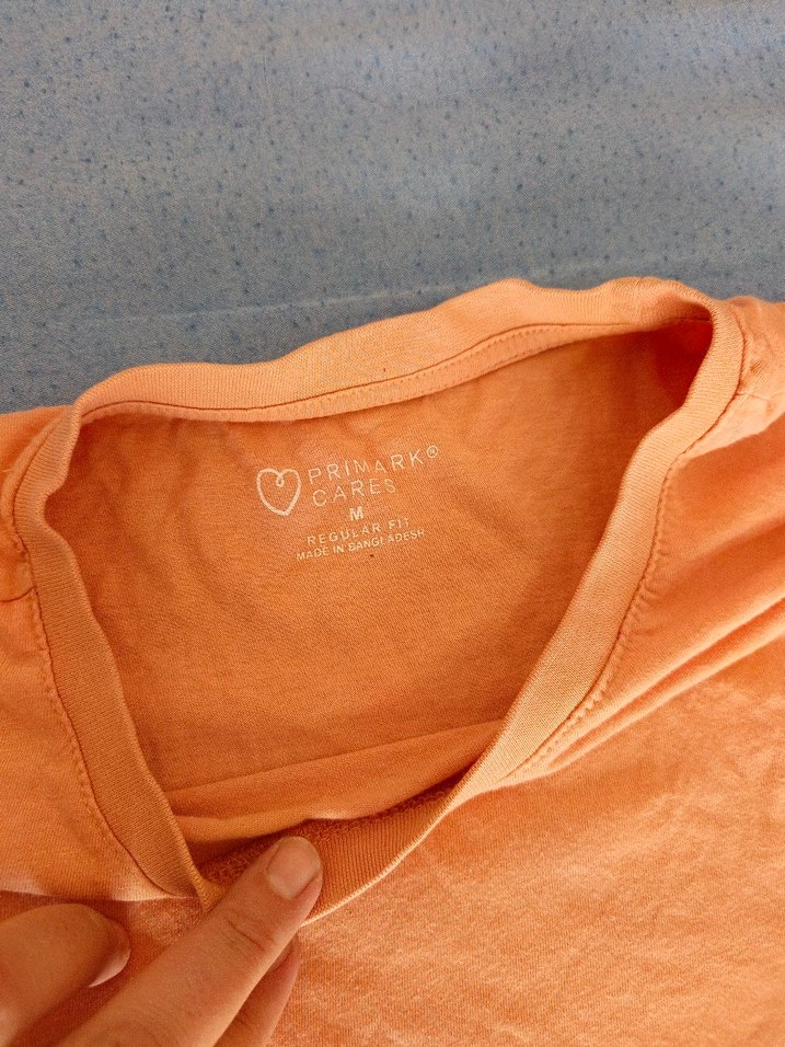 Turuncu Kısa Kollu Hamile Tişört - Görsel 3