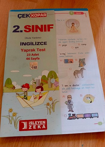 2. Sınıf İngilizce Yaprak Test 23 Adet 46 Sayfa