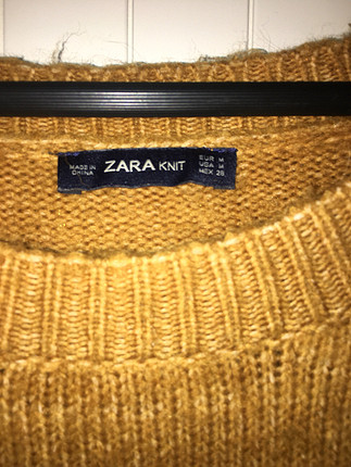 Zara Hardal rengi pofuduk Zara M beden kazak