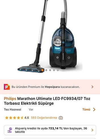 Philips marathon süpürge makinesi 