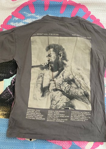 Pull and bear tişört - Görsel 3