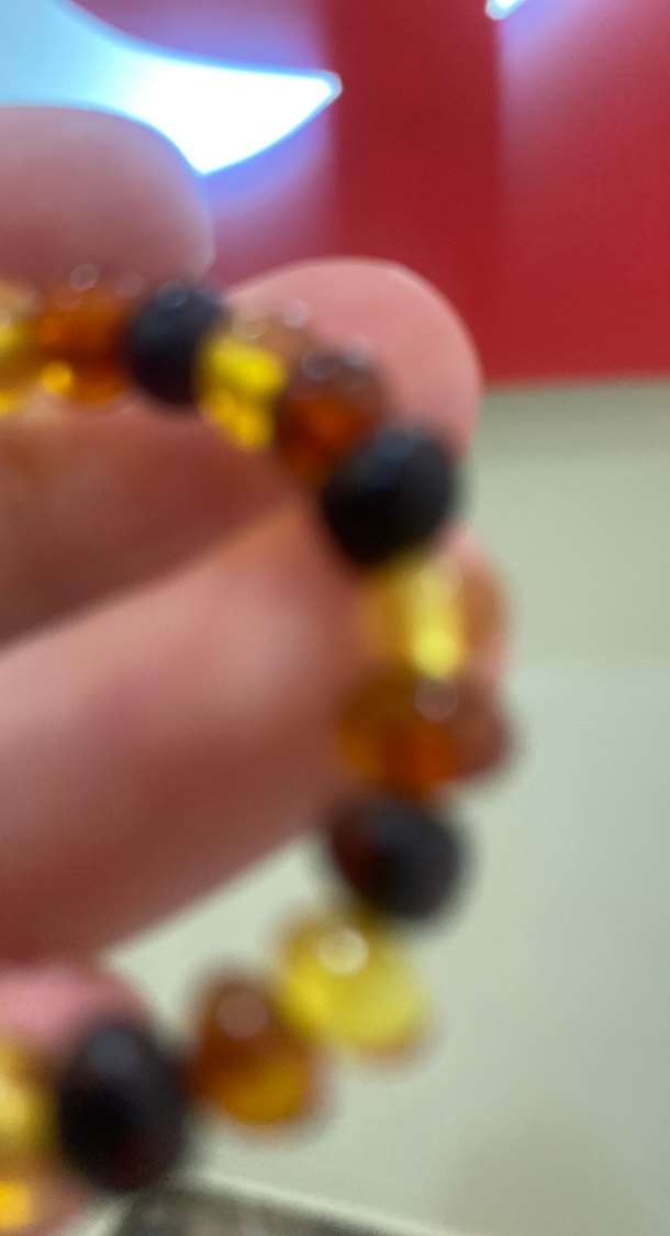 Kehribar bebek bileklik - Görsel 4