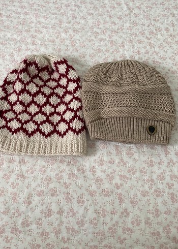 Bej Örgü Kadın Bere - Görsel 4