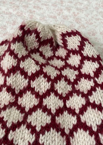 Bej Örgü Kadın Bere - Görsel 2