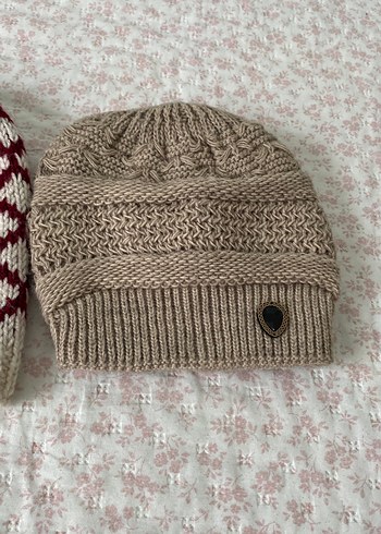 Bej Örgü Kadın Bere - Görsel 7