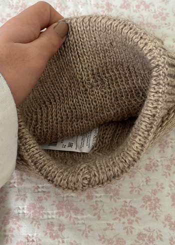 Bej Örgü Kadın Bere - Görsel 6