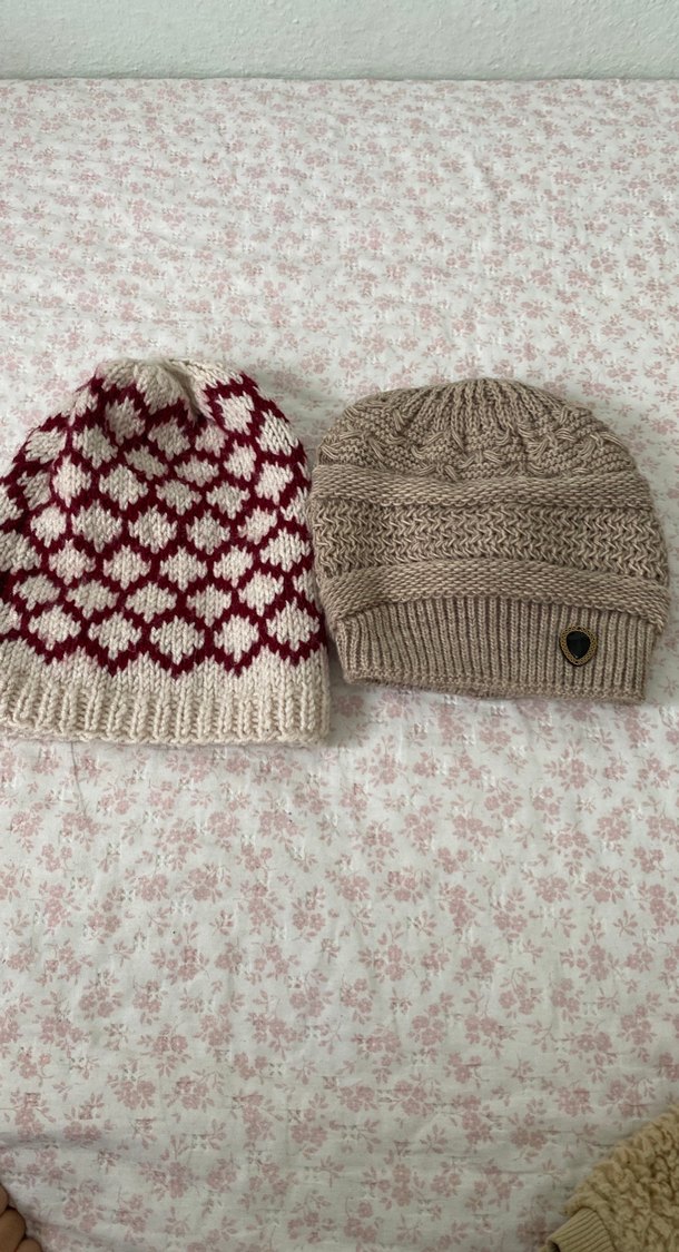 Bej Örgü Kadın Bere - Görsel 4