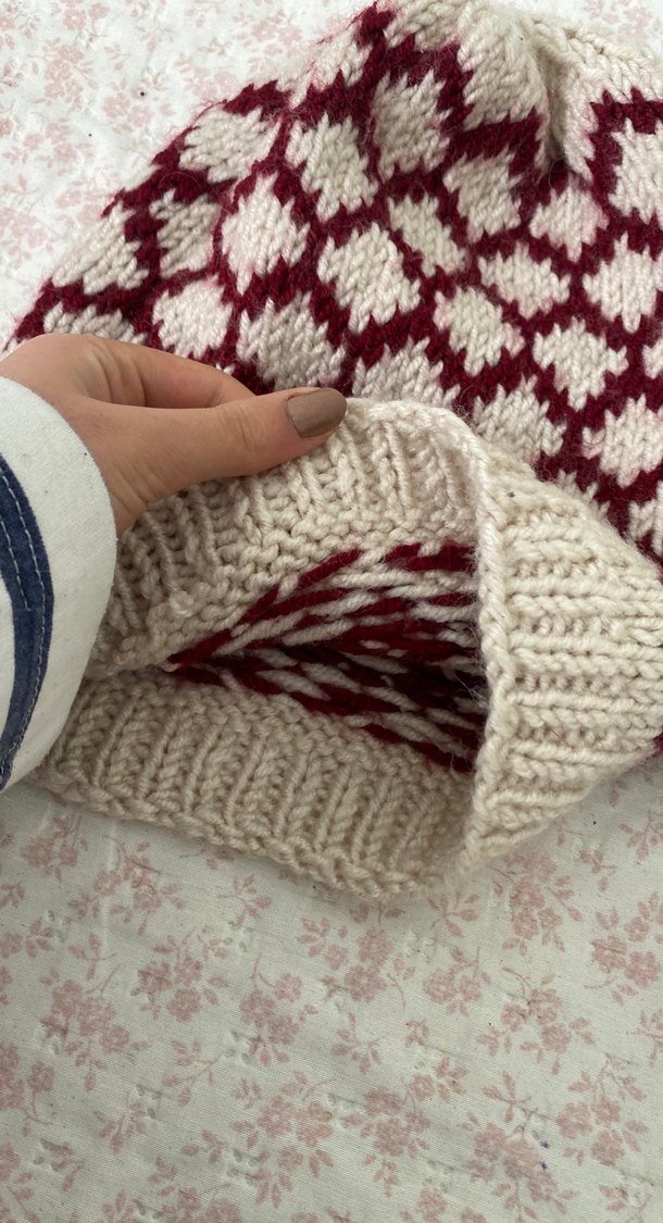 Bej Örgü Kadın Bere - Görsel 5