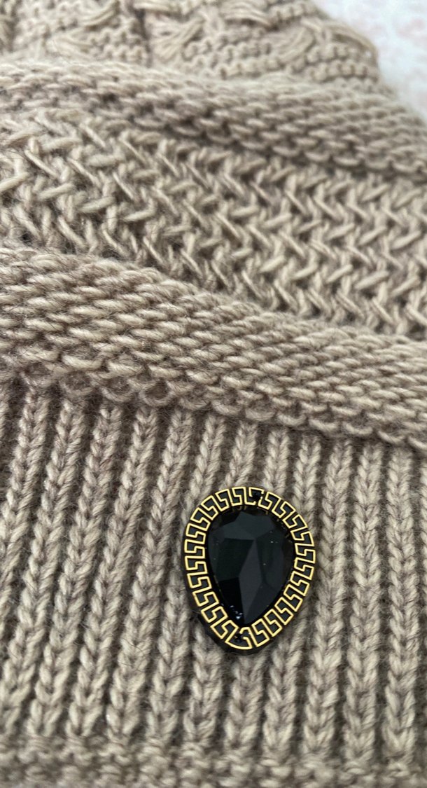 Bej Örgü Kadın Bere - Görsel 3