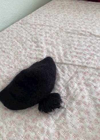 Kadın Siyah Ponponlu Örgü Bere yan takılan - Görsel 6