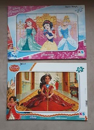 2li Disney prenses/ Elena çocuk puzzle 