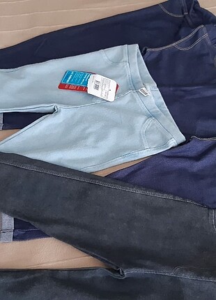 4 adet LCW 24-36 ay kız çocuk tayt pantalon, 2 adet 3-4 yaş elbi