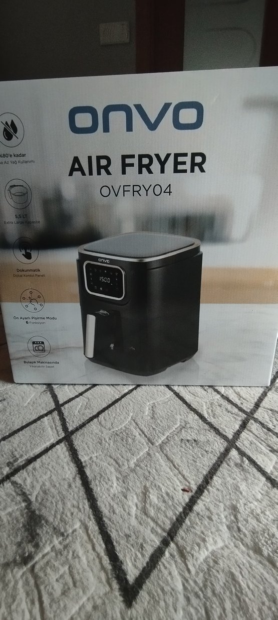 Onvo Siyah Fritöz ve Izgara - Görsel 2