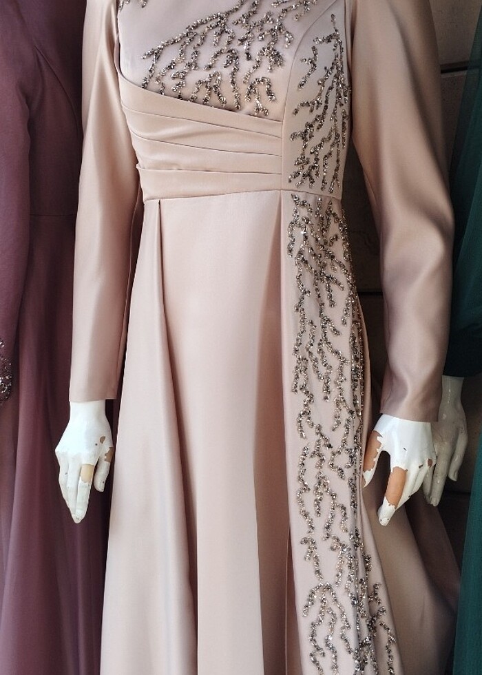 Kadın tesettür abiye - Görsel 3