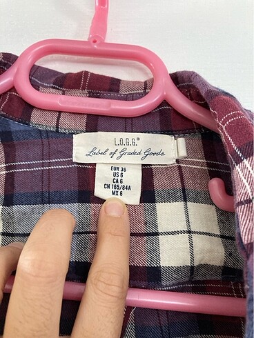 H&M Pamuk gömlek çizgili