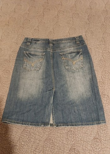 Koton i Mavi Denim Midi Etek