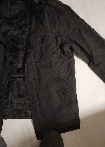 Düğmeli Siyah Erkek Casual Ceket - Görsel 3