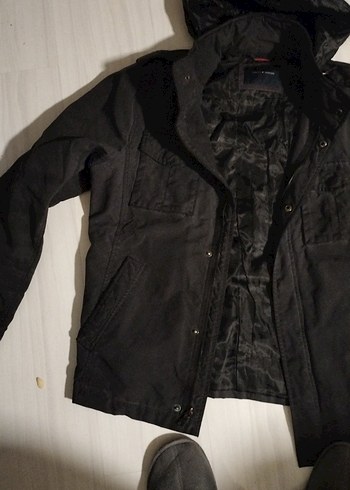 Düğmeli Siyah Erkek Casual Ceket - Görsel 4