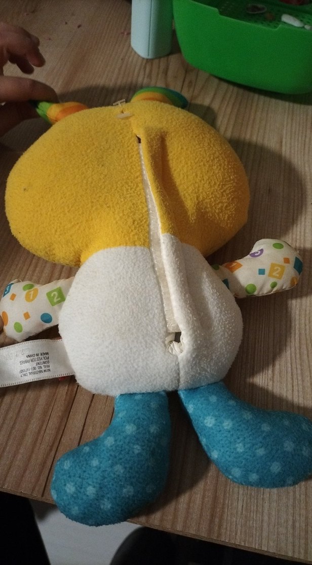 Renkli Işıklı Eğitici Peluş Oyuncak - Görsel 3