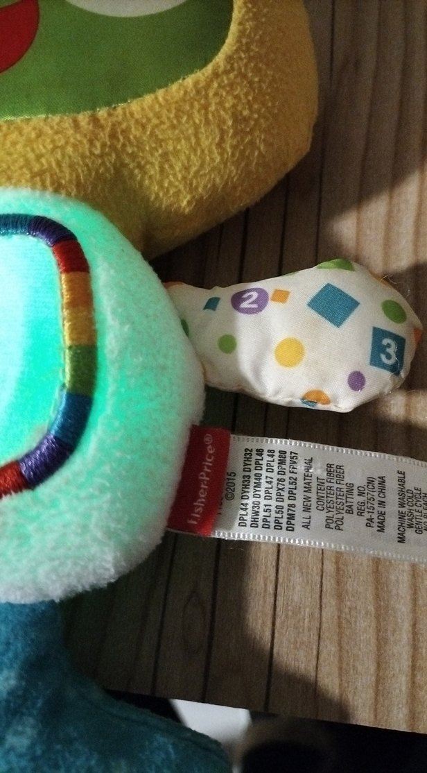 Renkli Işıklı Eğitici Peluş Oyuncak - Görsel 2