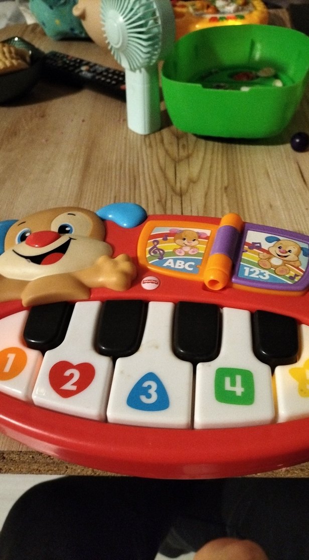 Renkli Eğitici Piyano Oyuncak Köpek - Görsel 4