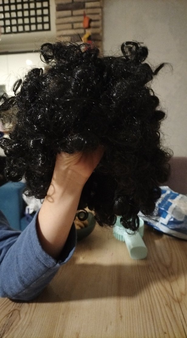 Siyah Püsküllü Kadın Saç Aksesuarı - Görsel 2