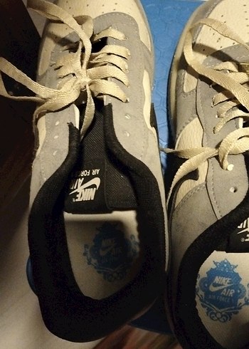 Gri Nike Air Force 1 Spor Ayakkabı - Görsel 3