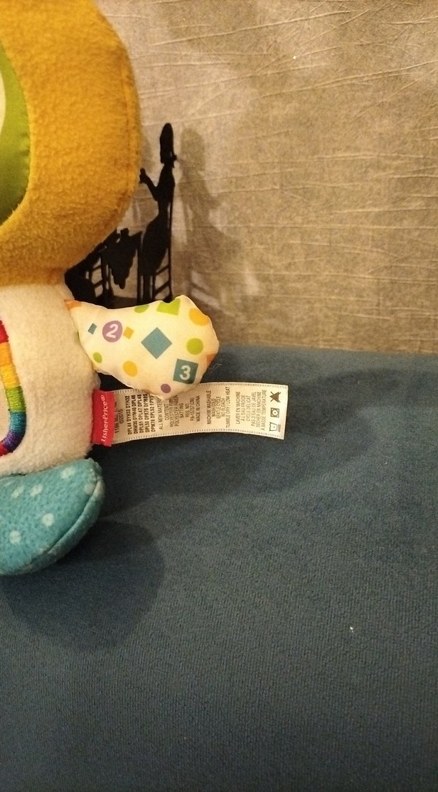 Renkli Eğitici Peluş Oyuncak klasik fisher price maskotu - Görsel 3