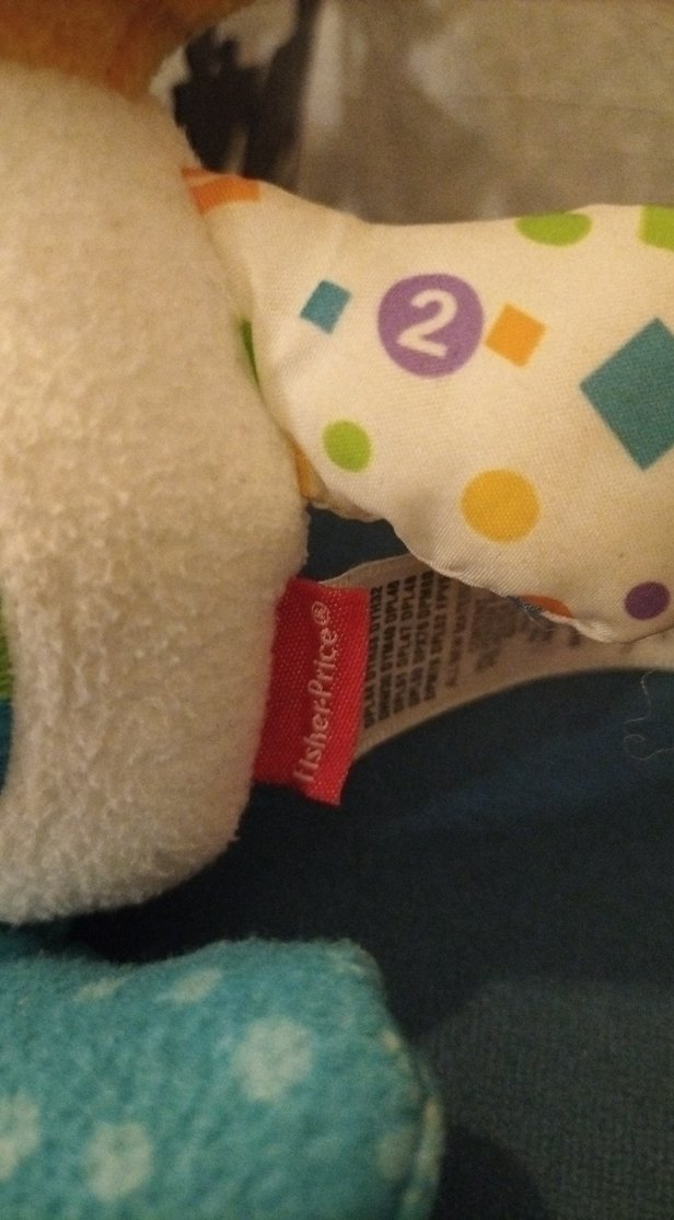 Renkli Eğitici Peluş Oyuncak klasik fisher price maskotu - Görsel 2