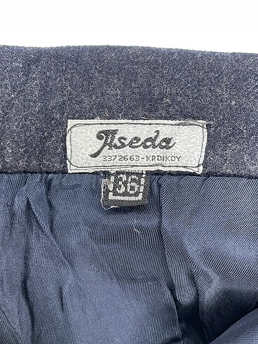 36 Beden lacivert Renk PreLoved Midi Etek %70 İndirimli.