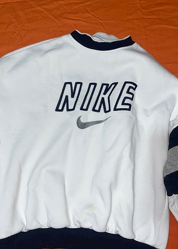 Nike Kadın Beyaz Gri Sweatshirt - Görsel 2