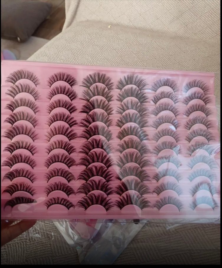 Pembe Kutuda 3 Stil Takma Kirpik Seti - Görsel 2