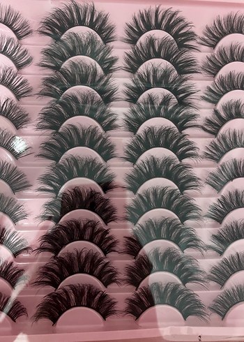 Pembe Kutuda Sahte Kirpik Seti - Görsel 3