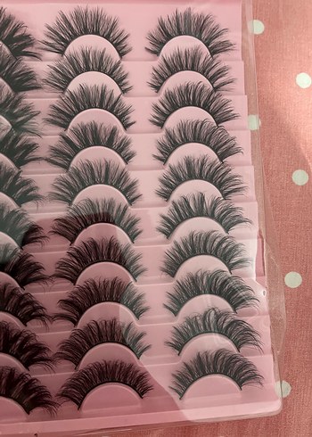 Pembe Kutuda Sahte Kirpik Seti - Görsel 4