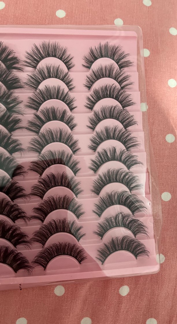 Pembe Kutuda Sahte Kirpik Seti - Görsel 4