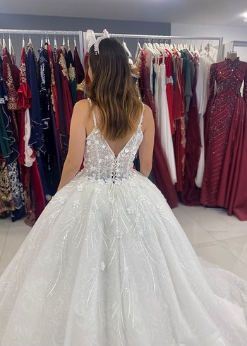 Diğer Straplez Prenses Gelinlik, Modern Klasik