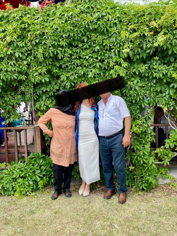 Beyaz Tek Omuz Drapeli Uzun Elbise - Görsel 3