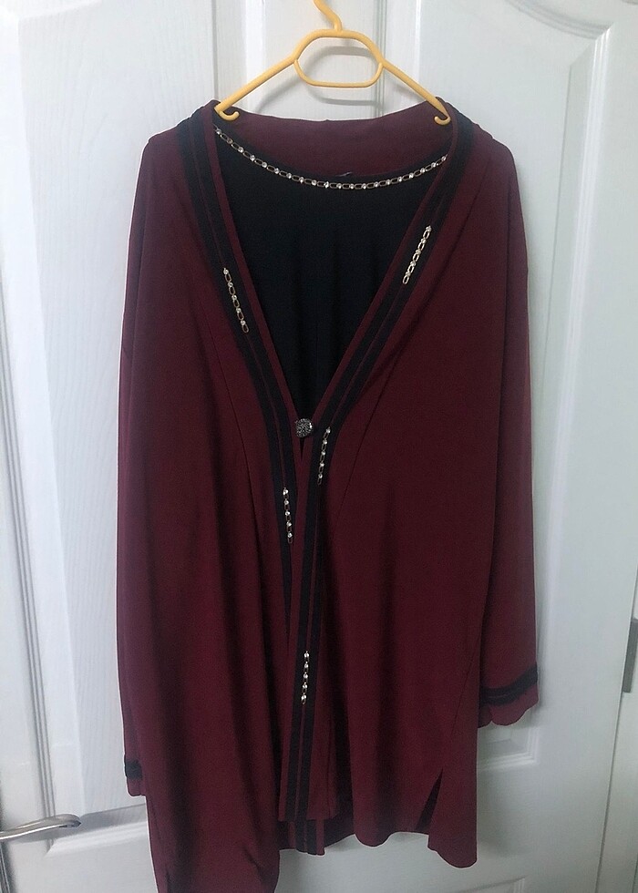 Penye kumaş tunik bluz - Görsel 2