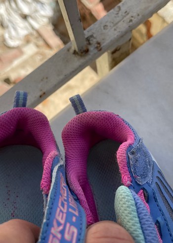 24 Beden mavi Renk Skechers Cırt Cırtlı Kız Çocuk Spor Ayakkabı