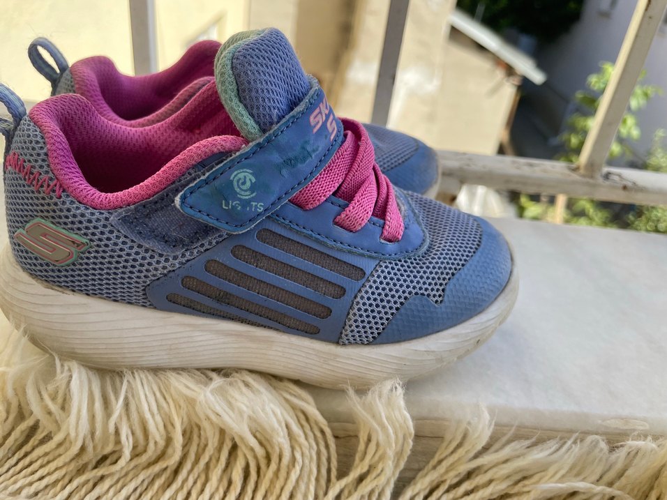 Skechers Cırt Cırtlı Kız Çocuk Spor Ayakkabı - Görsel 4