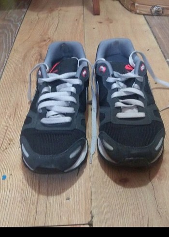 gıri renkte erkek spor ayakkabı - Görsel 5