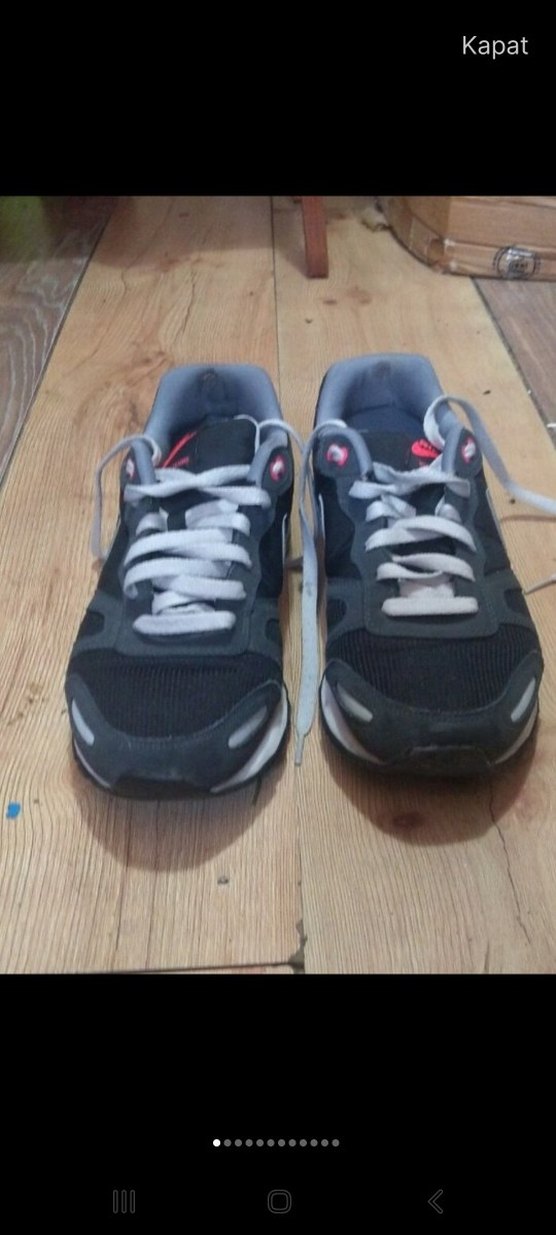 gıri renkte erkek spor ayakkabı - Görsel 5