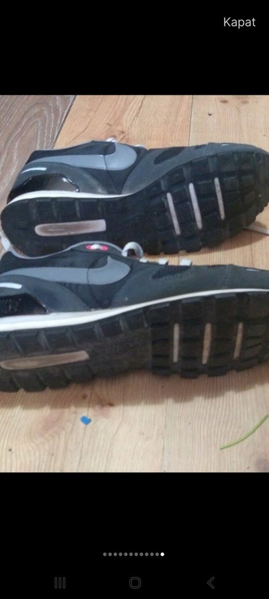 gıri renkte erkek spor ayakkabı - Görsel 2