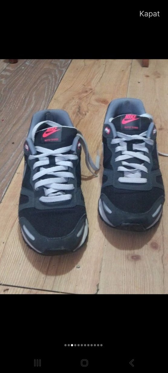 gıri renkte erkek spor ayakkabı - Görsel 4