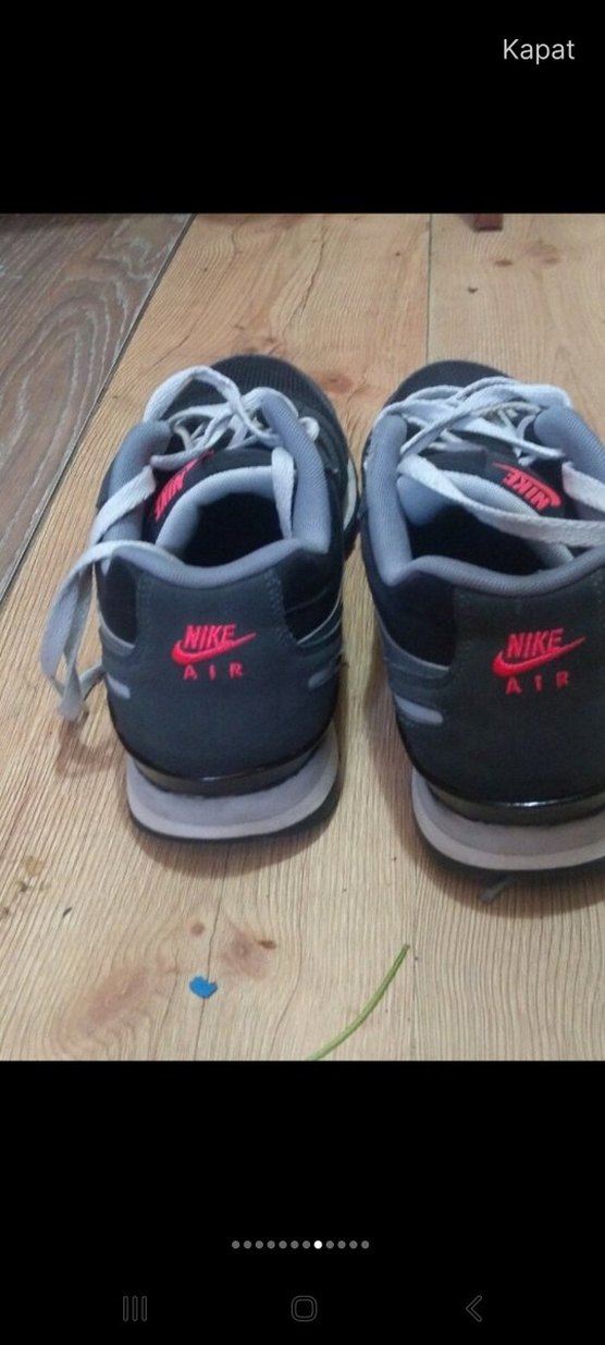 gıri renkte erkek spor ayakkabı - Görsel 3