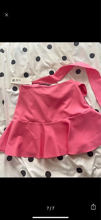 Zara Zara Pembe Şort Etek